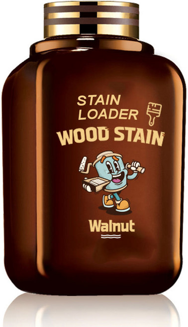 우드스테인 수성스테인 방부목 페인트 나무페인트 가구페인트 300ml, 다크월넛, 1개