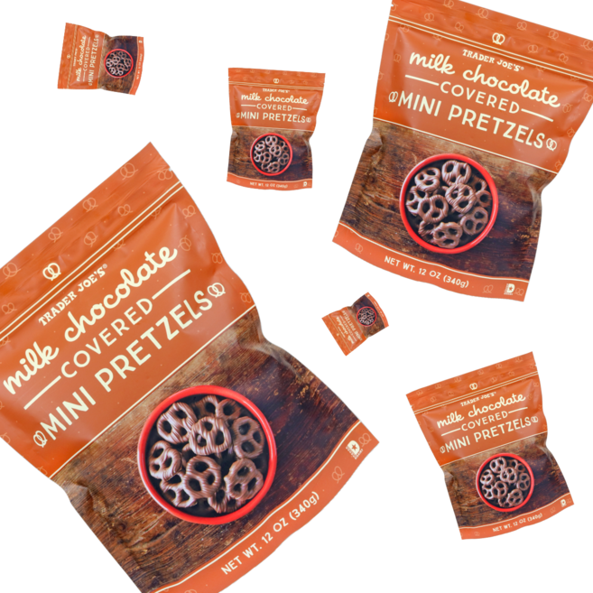 트레이더조 밀크 초콜릿 미니 프레첼, 6개, 340g