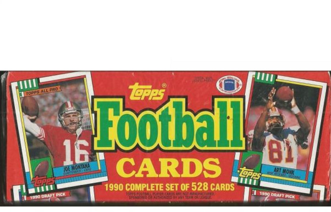 1990 Topps 축구 카드 - 완벽한 공장 세트