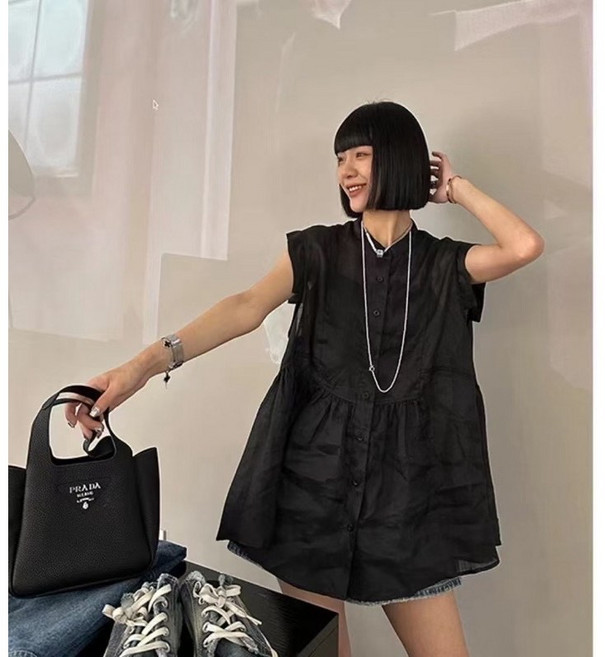 棉麻娃娃裝 清新 慵懶風, 1個