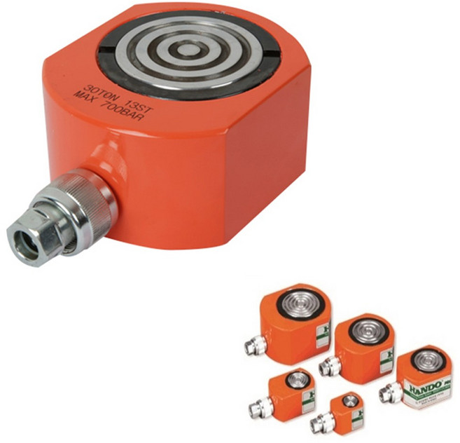 한도 국산 유압작기 납작 램 HSLC-3013 30톤 13스트록, 1개