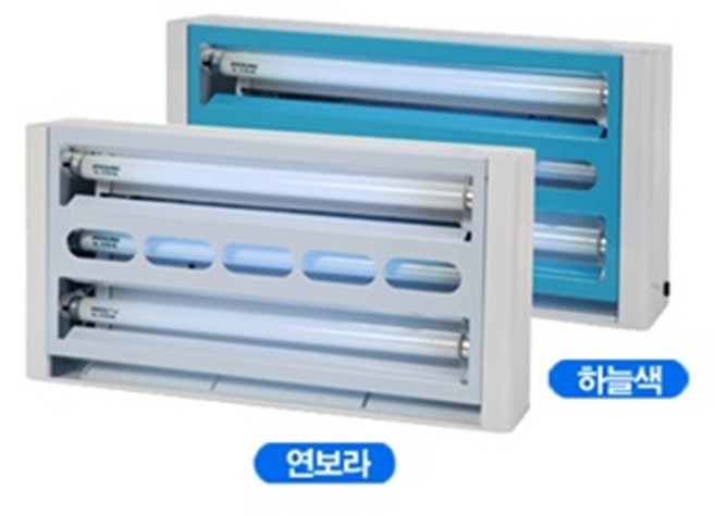 한빛 파리대왕 유인 끈끈이 포충기 60W HV-823 하늘색 파리 모기 날벌레 해충 퇴치기 살충기 자외선램프 대형매장 해썹업체 호텔 백화점 공장 행사장 카페 추천