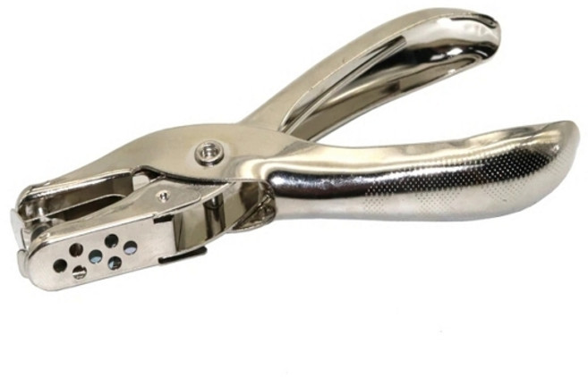 핸드 펀칭기 6mm 타공기 1공 가죽 벨트 펀치 원형, 펀칭기053690CM