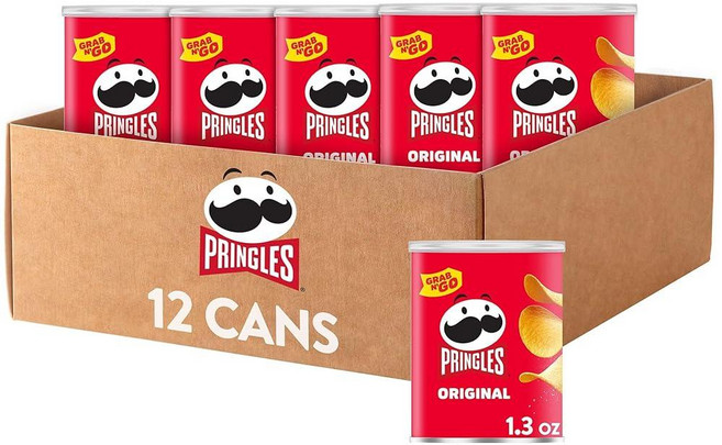프링글스 오리지널 미니 37g 12개, 2) 오리지널  1.3 Ounce Pack of 12, 없음
