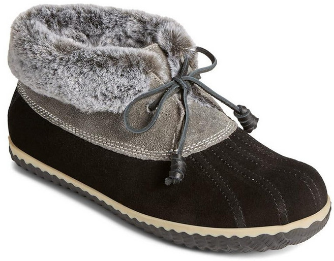 Sperry 여성용 보트 슈즈 블랙/그레이.