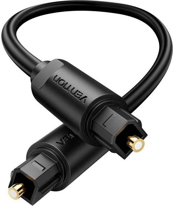 벤션 SPDIF Toslink 각대각 오디오 광케이블, 1개, 1.5m, 블랙