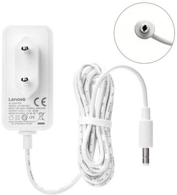 Lenovo 스마트 필수 AC 전원 어댑터 용 12V 1.5A 공급 장치 시계 2 CD-4N341Y CD-4N342Y EU/US/UK/AU 플러, 02 UK not, 1개
