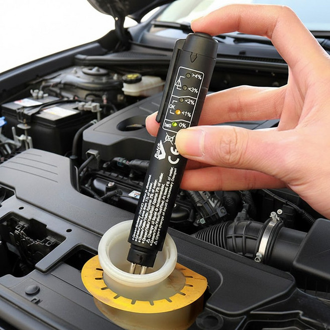 브레이크오일 수분측정 테스터기, 1개, 블랙