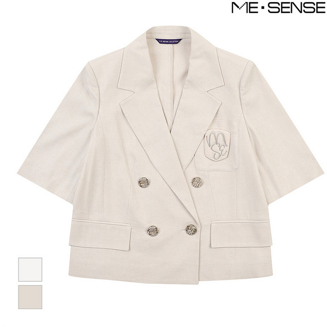 [미센스] 와펜포인트 반팔 자켓_MB35JKM180C