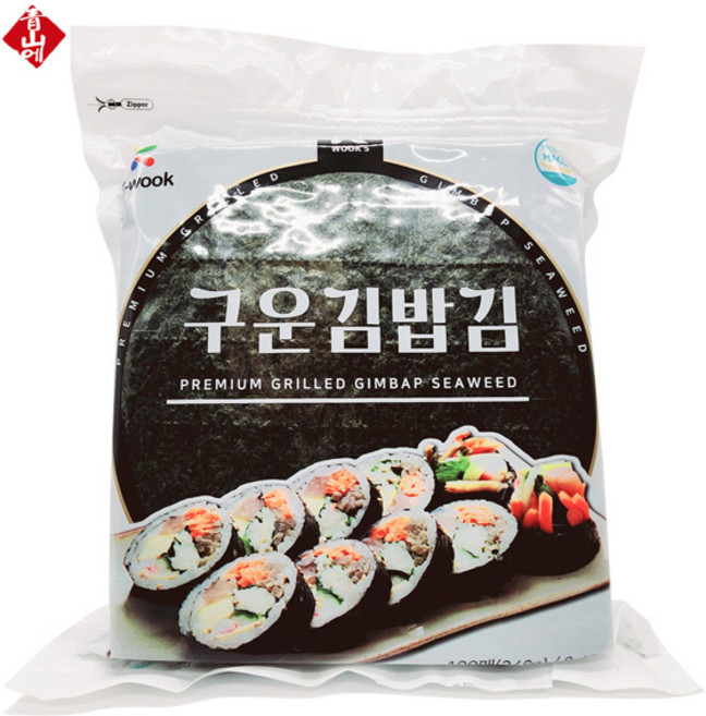 #인생김-구운김밥김 프리미엄 100매 240g, 1개