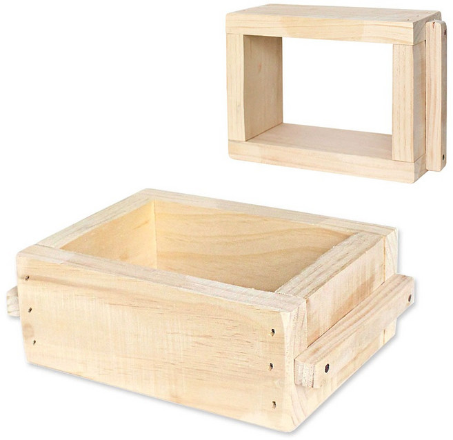 국산 원목 전통 메주틀 1P ( 수제 메주만들기 가정용 업소용 두부틀 치즈만들기 누룩틀 메주띄우기 사각틀 ), 1개