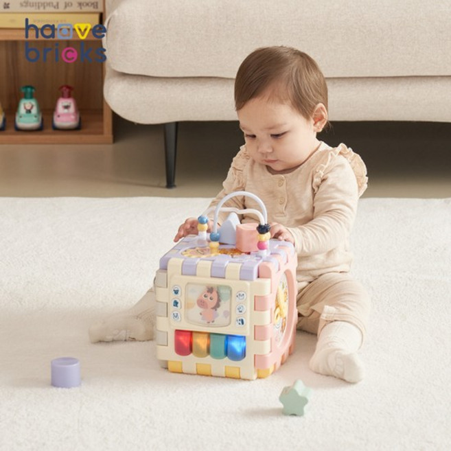 [26년 붉은말 에디션] 국민육아템 6in1 변신큐브 감각발달 터미타임 아기장난감, 상세설명 참조, 없음