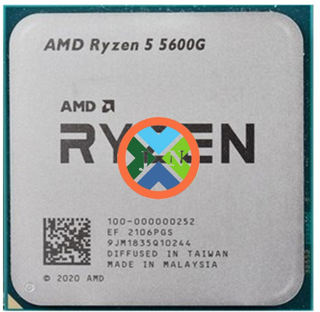 AMD Ryzen 5 5600G R5 5600G 3.9GHz 6 코어 12 스레드 65W CPU 프로세서 L3 = 16M 100 000000252 소켓 AM4, 한개옵션0