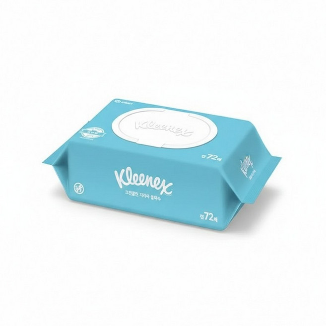 유한킴벌리 크리넥스 코튼클린 저자극 물티슈 캡형 72매x10팩, 40g, 72매, 10박스