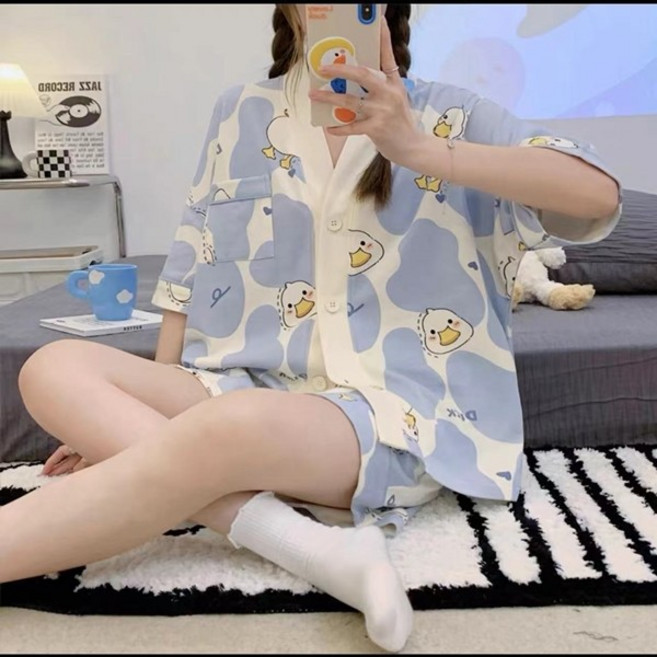 루즈핏 캐릭터 반팔 잠옷세트 DS-5142C&amp;C