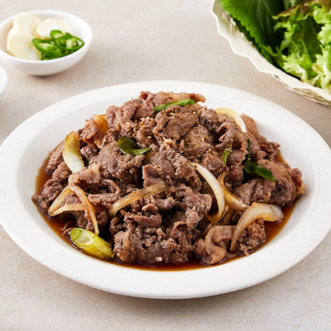 갈비아저씨 한돈 돼지불고기 간장양념 국내산 불고기 600G, 1개