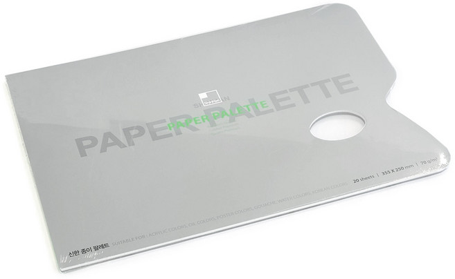 특수 코팅으로 깔끔한 신한 종이 팔레트 (20장입)