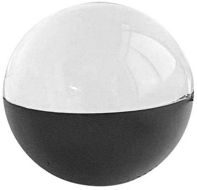 3D 비디오 크리스탈 볼 메모리 아트 글라스 무드등 구형 픽셀 2.7인치 스크린 플레이어 스피어 램프 선물, 03 Black