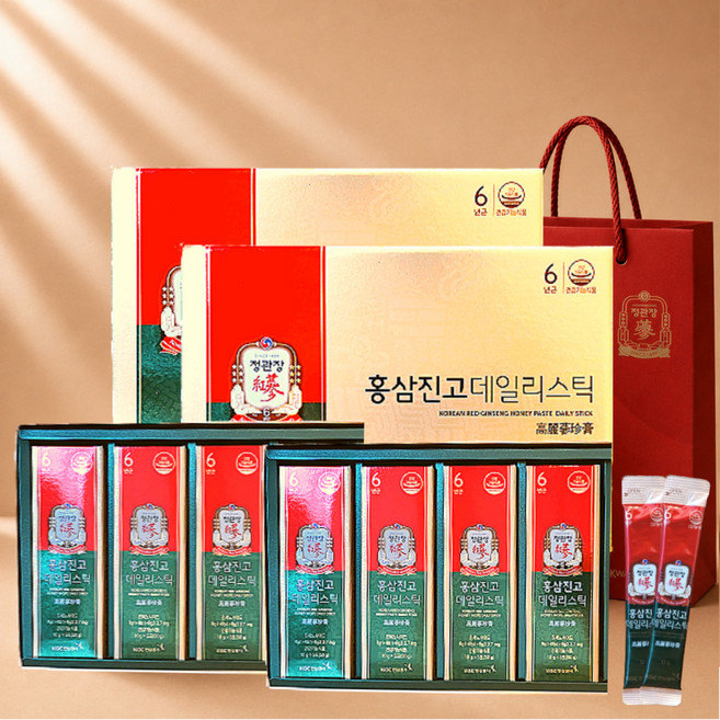 5위 - 정관장 홍삼진고데일리스틱 200g 2박스