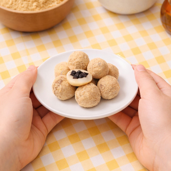 요리하는 떡카소 초코 인절미 만들기 유치원 어린이집 초등 어린이 체험 DIY 키트, 1세트