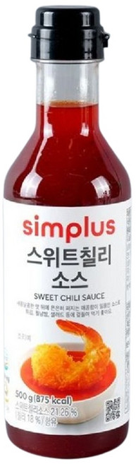심플러스 스위트 칠리소스, 1개, 500g