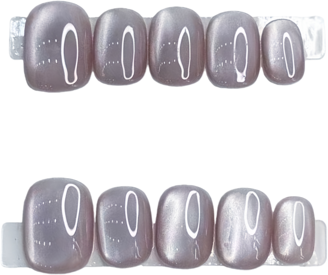 ins 무늘라이트 퍼펄 자석젤 수제 네일팁 NT0070, 1개, L