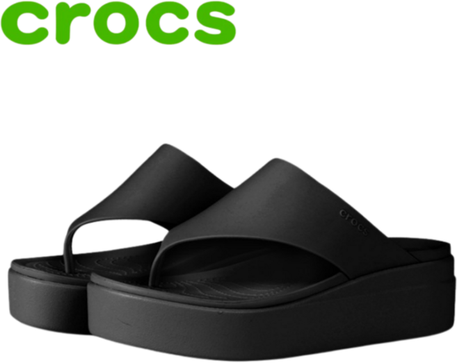 [매장판정품100%] 크록스 여성 쪼리 슬리퍼 플랫폼 플립플랍 키높이 통굽