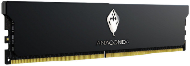 ANACOMDA 巨蟒 KingSnake DDR5 桌機記憶體, 1個, 6000MHz, 黑 32GB(16GBx2)CL38 1.35V