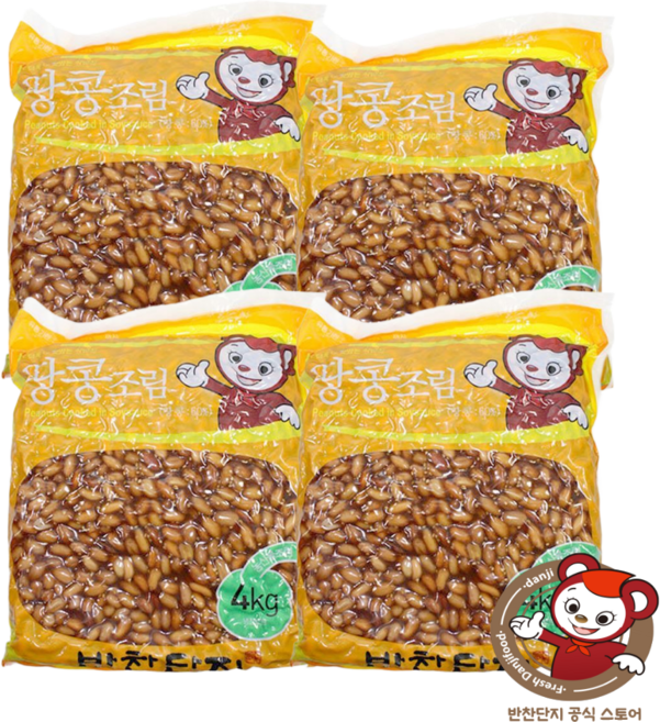 반찬단지 땅콩조림, 4kg, 4개