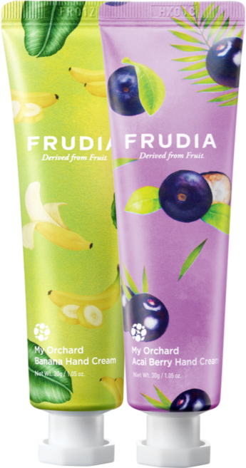 후르디아 고영양 과일 핸드크림 1+1 (12종 택2), 바나나, 아사이베리, 2개