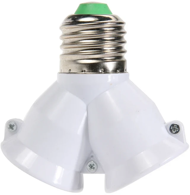 E27 ~ LED 전구 램프 거치대 in 1/3 베이스 소켓 스플리터 어댑터 홀더, 03 e27 2pcs, 03 2 in 1