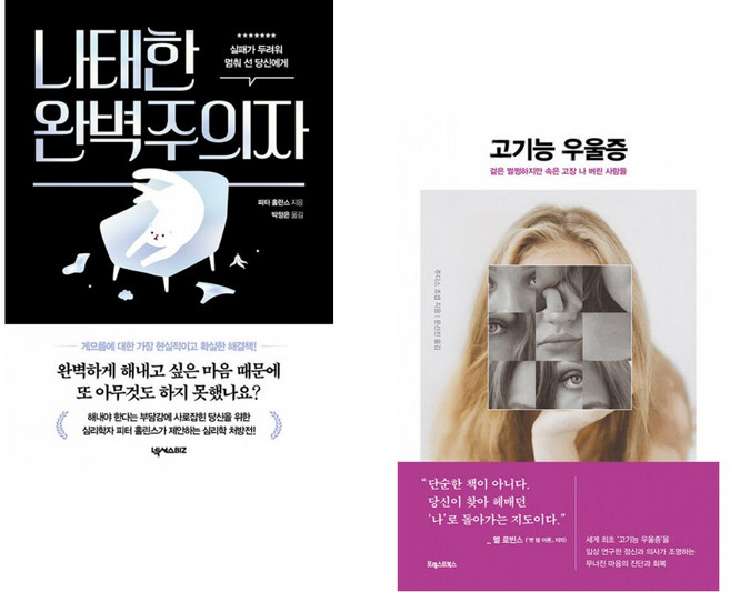 (지친 마음에 추천하는 책) 나태한 완벽주의자 + 고기능 우울증 (전2권)