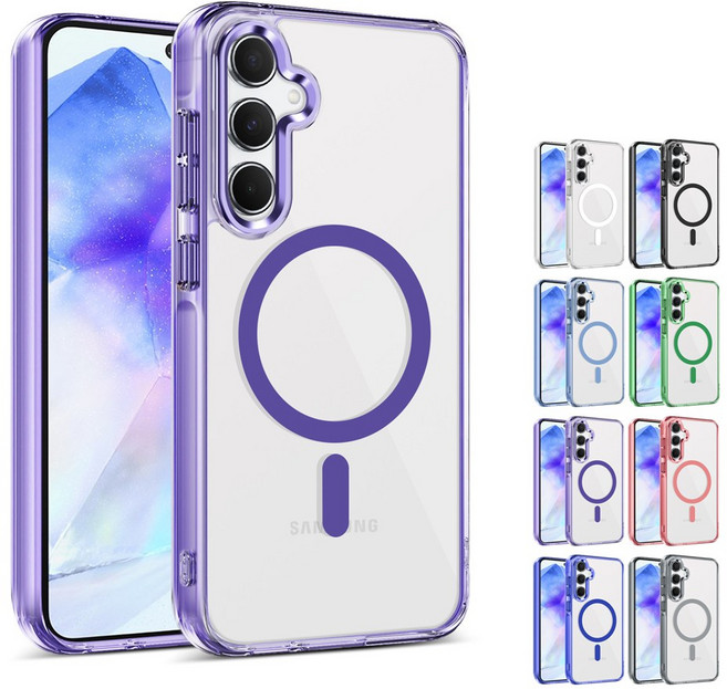 갤럭시 A시리즈 아이스컬러 맥세이프 클리어 케이스