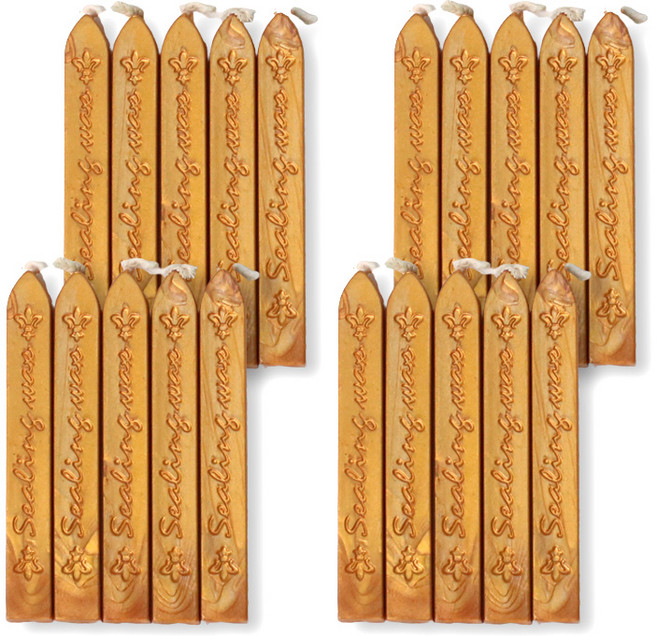 로맨틱노벰버 실링왁스 심지형 - 26컬러 스틱 씰링 스탬프, 18.프레시그린(펄) 20P