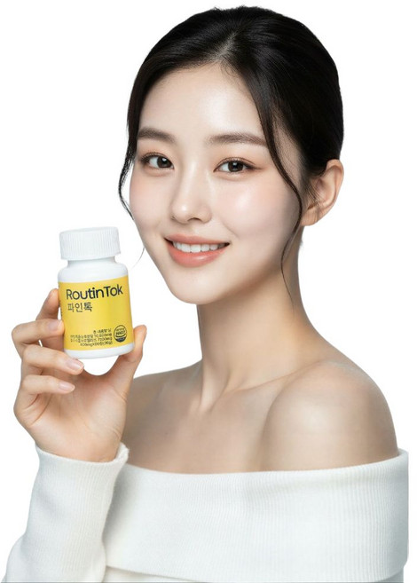 루틴톡 다이어트 브로멜라인 파인애플 효소 붓기 영양제 파인톡, 1개, 60정