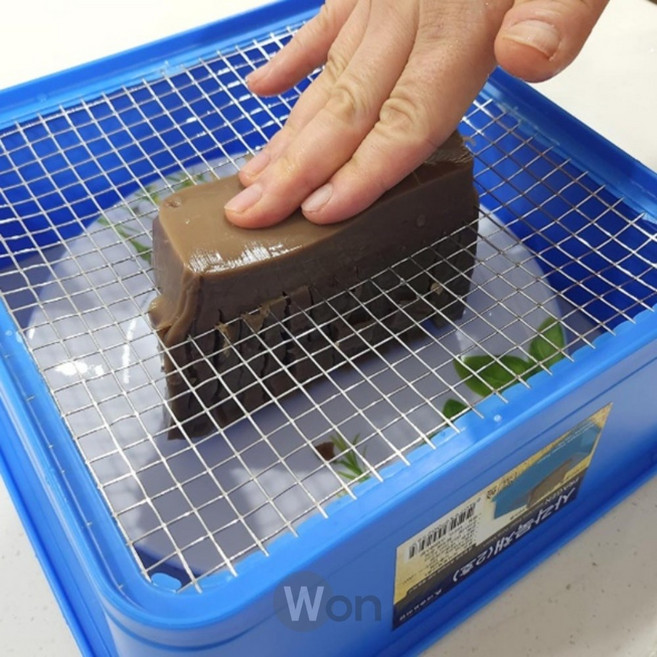 도토리묵 채썰기 스텐망 사각 묵채 채망 플라스틱채반 슬라이서 묵밥 묵요리 택1, 사각우무가사리채, 1개