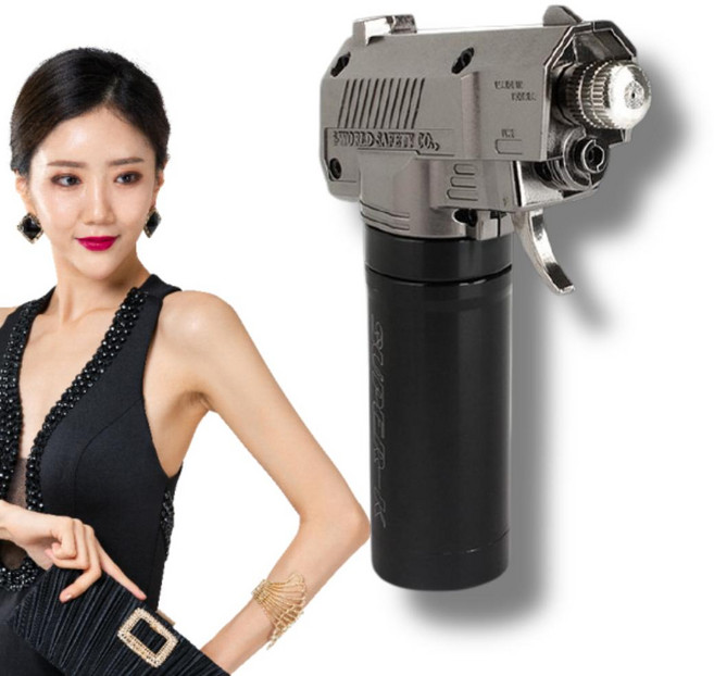 호신용 권총 리볼버 모형 가스총 가스건 가스분사기 후추스프레이 페퍼스프레이 최루탄, 1개