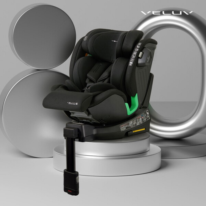 [토드비] 벨럽 V90 아이사이즈 360 회전형 유아 카시트 (ISOFIX) 퀀텀블랙, 색상:퀀텀블랙