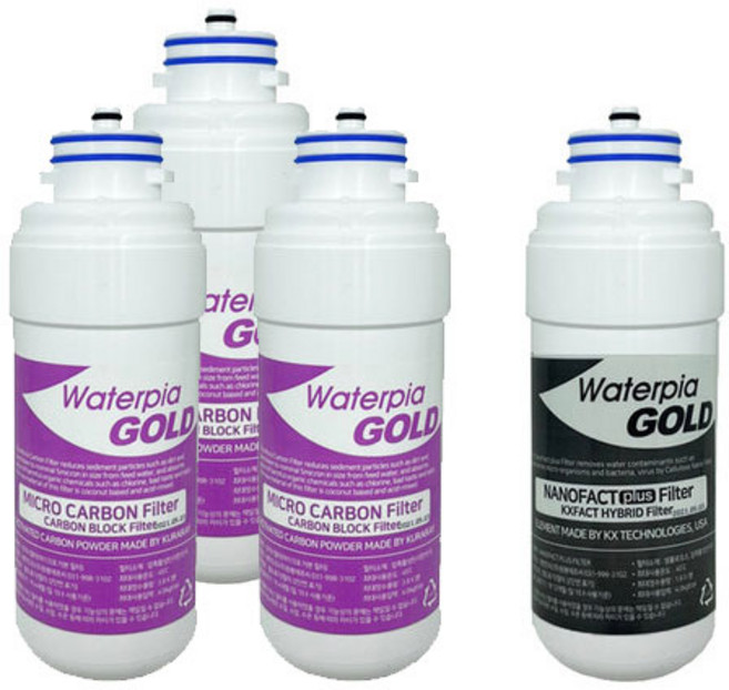 원봉 워터피아 정품 필터 WFP-2320 2330 3040 WHP-2360 2330 2310 3000 3010 3020 1년 세트(3+1)