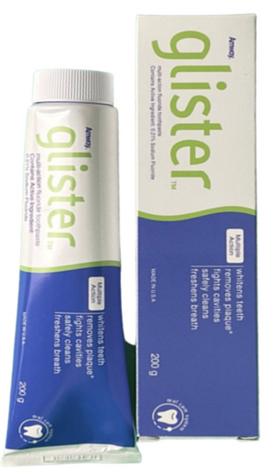 글리스터 플로라이드 치약 멀티액션, 200g, 10개