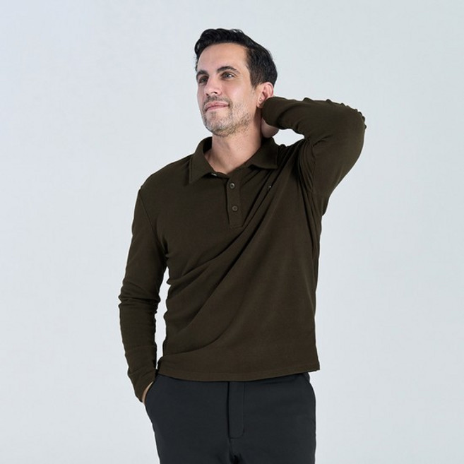 양면 약기모 립멜란지 스판 카라 티셔츠 MVT4451