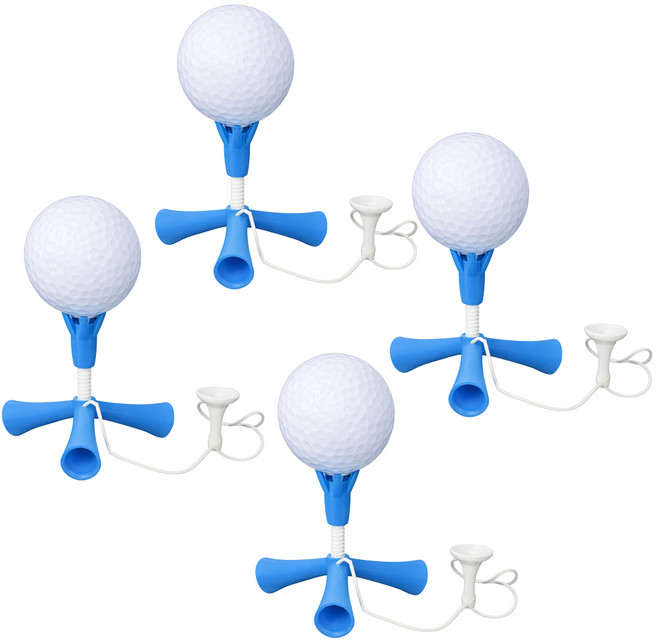 아띠꼴로 멀리멀리 삼발이 높이조절 비거리향상 골프티 2개, 블루, 1세트