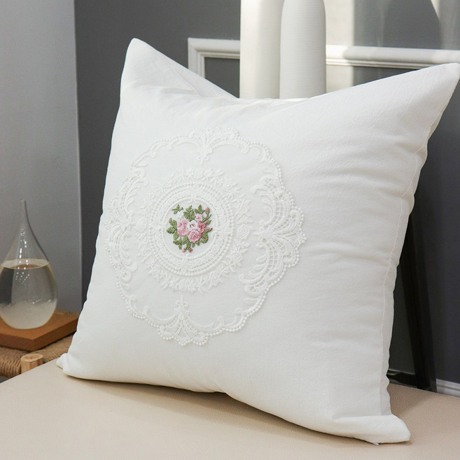 찐프릴 쇼파쿠션 겸 방석, 화이트