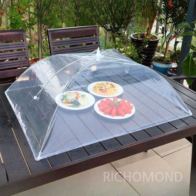 투명 밥상보 덮개 반찬 푸드 대형 주방 식탁 상커버 음식, A. 55x37CM
