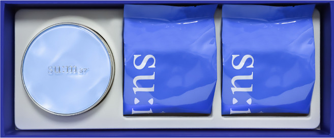 숨37도 워터풀 메쉬 쿠션 글로우 본품+리필2개, 1개, 1호 라이트베이지