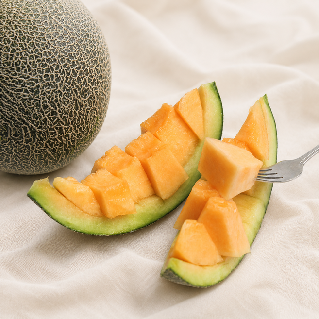 산지직송 17brix 꿀당도 곡성 노을멜론, 1개, 1.6kg(프리미엄과)