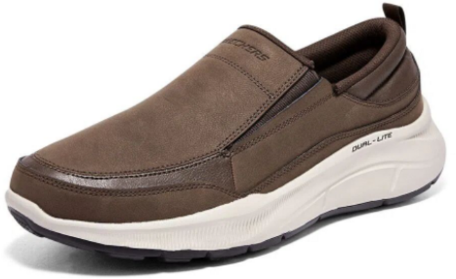 [상위] 스케쳐스 남성용 가을 겨울 고워크 듀얼 라이트 초경량 패션 발편한SKECHERS 슬립온 운동화S232517 (양말증정)