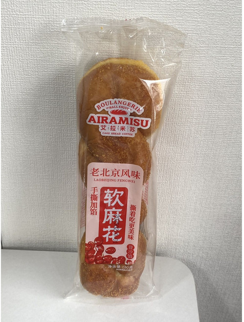 판다중국식품 꽈배기 팥맛 말랑한 마화, 3개, 180g