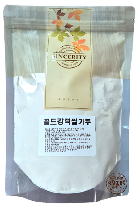 (소분) 대두식품 국산 햇쌀마루 골드강력쌀가루, 500g