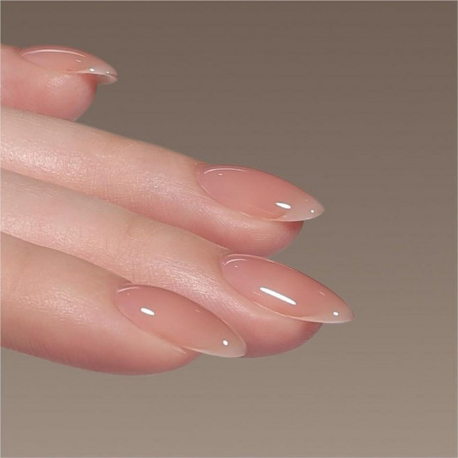 GAOY 네일용 투명 빌더 젤 16ml 고무 베이스 병 안의 네일 강화제 오래 지속되는 UV 라이트 큐어 아트 DIY 137796, 01 Lush Nude, 1개